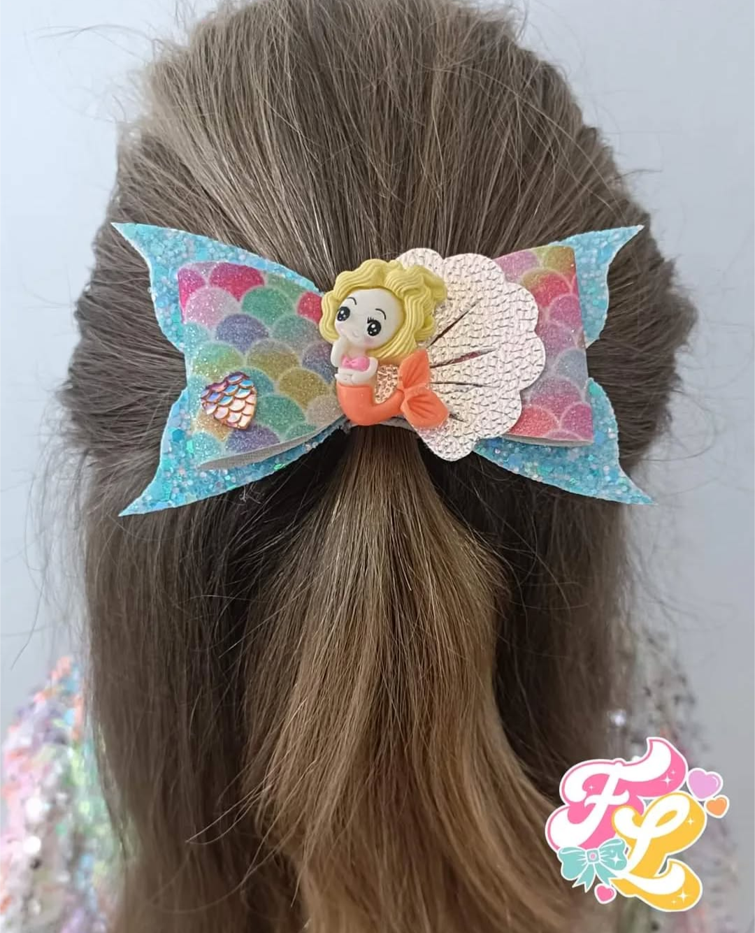 'Mermaid' Hair Bow Gift Set