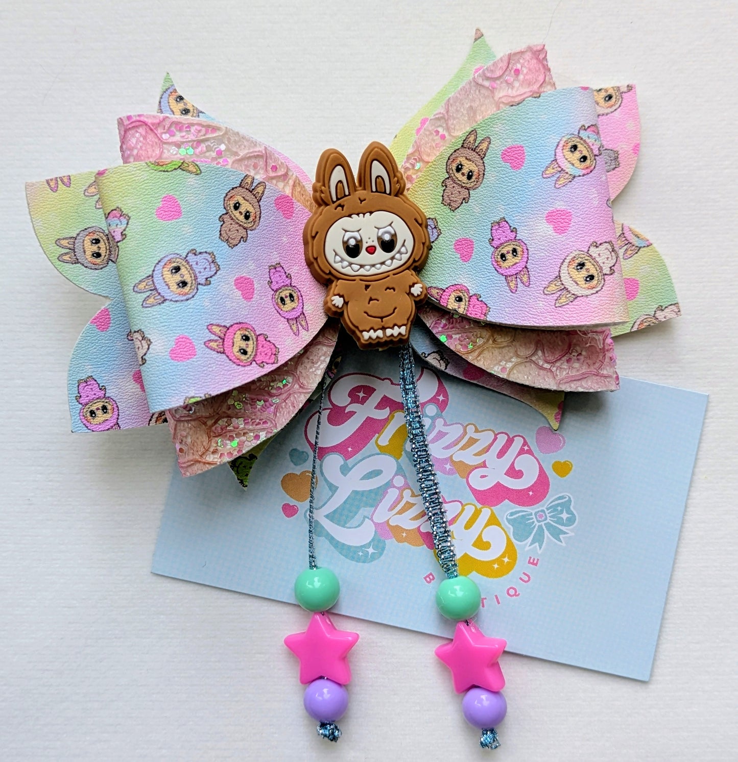 Large Little Monster/Lafufu Hair Bow