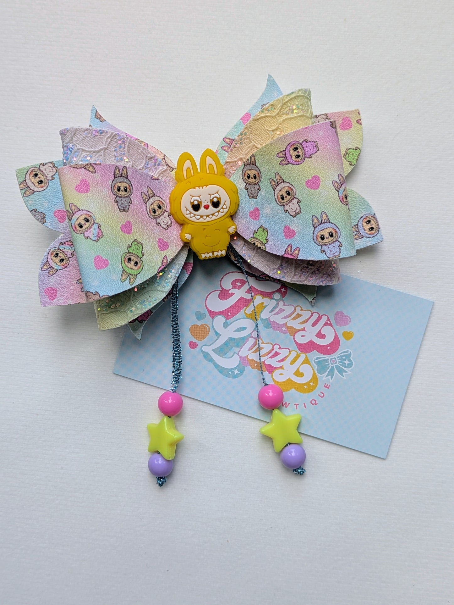 Large Little Monster/Lafufu Hair Bow