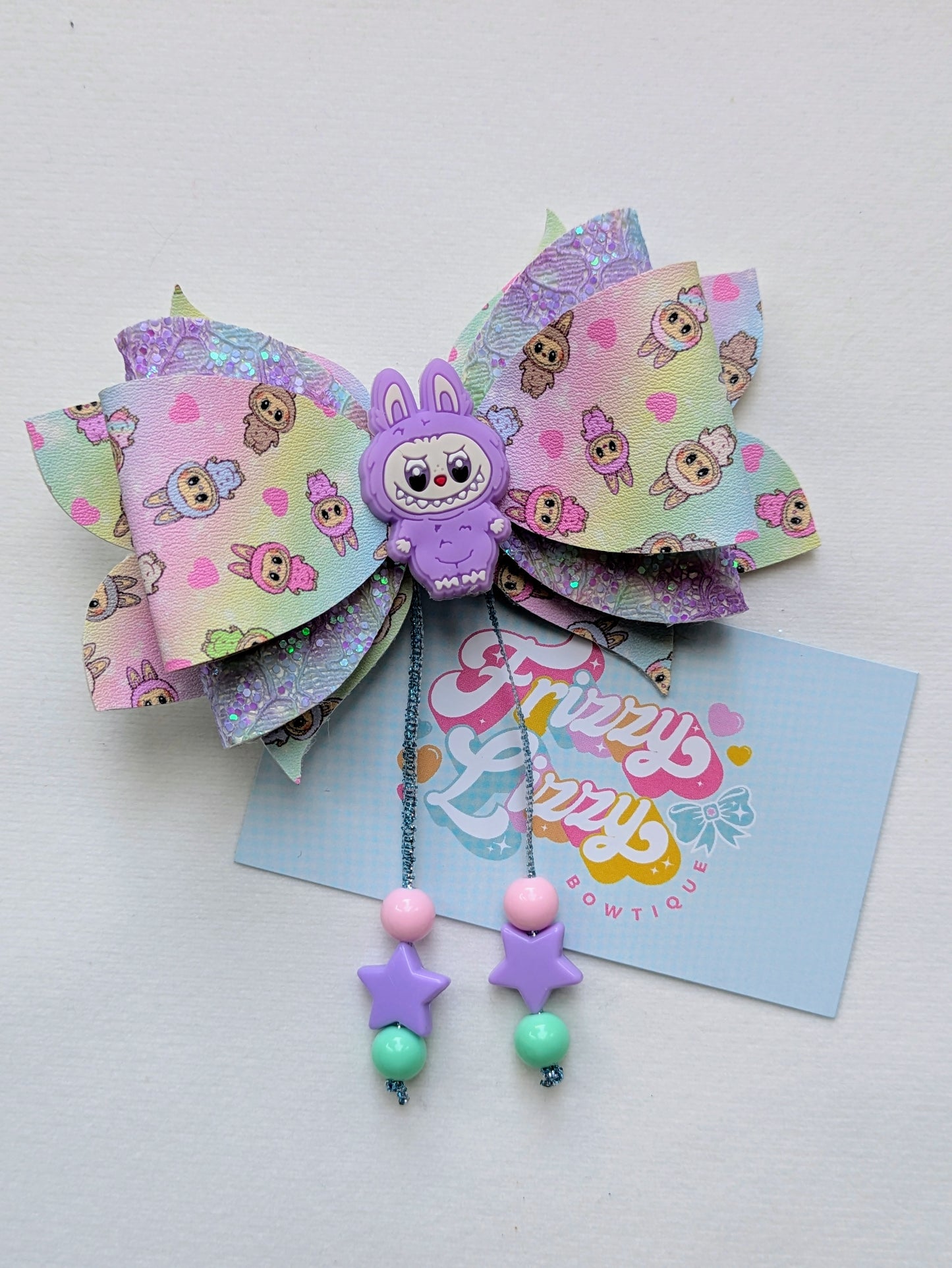Large Little Monster/Lafufu Hair Bow
