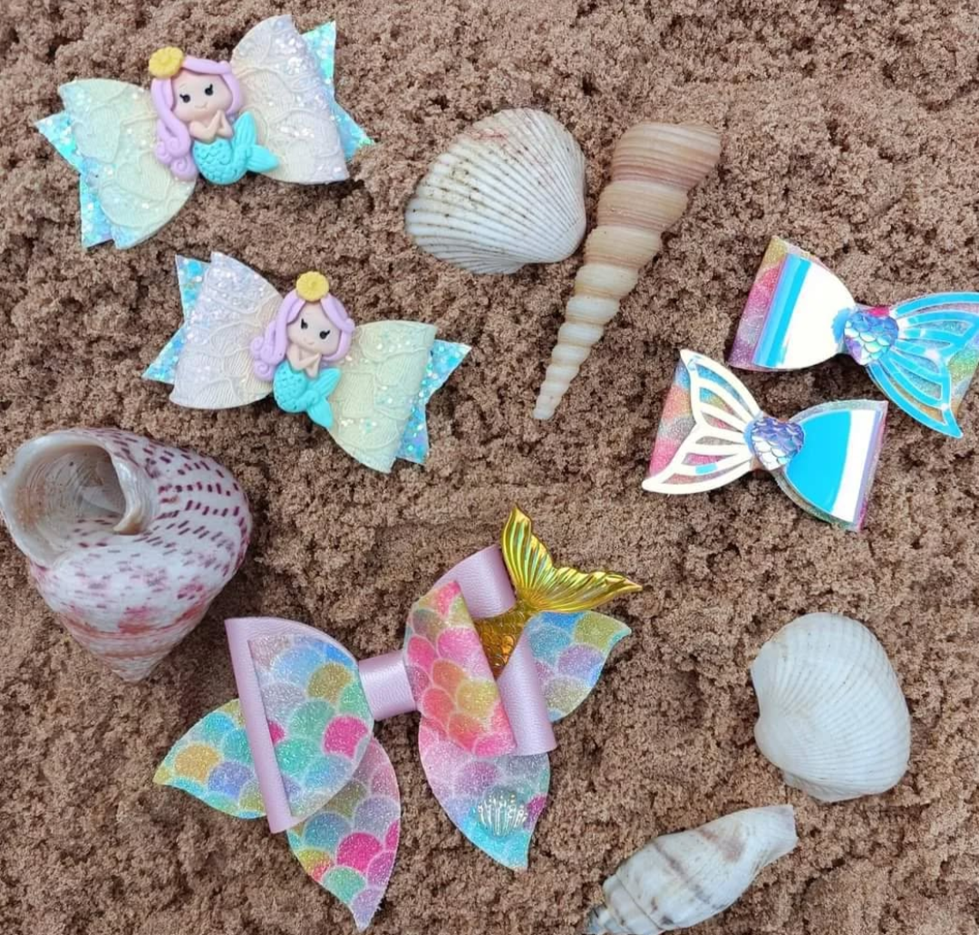 'Mermaid' Hair Bow Gift Set