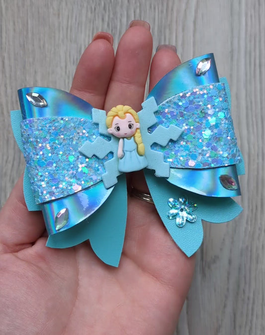 Large Frozen Hair Bow