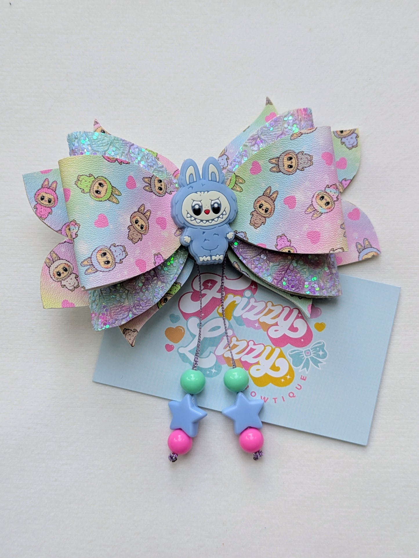 Large Little Monster/Lafufu Hair Bow