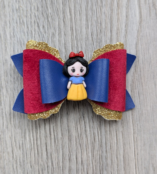 Snow White Princess Hair Bow