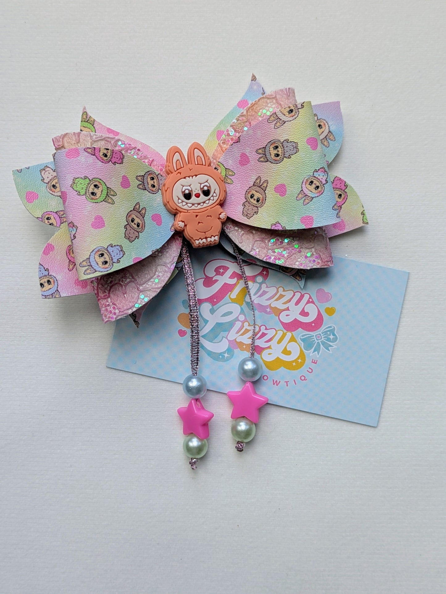 Large Little Monster/Lafufu Hair Bow