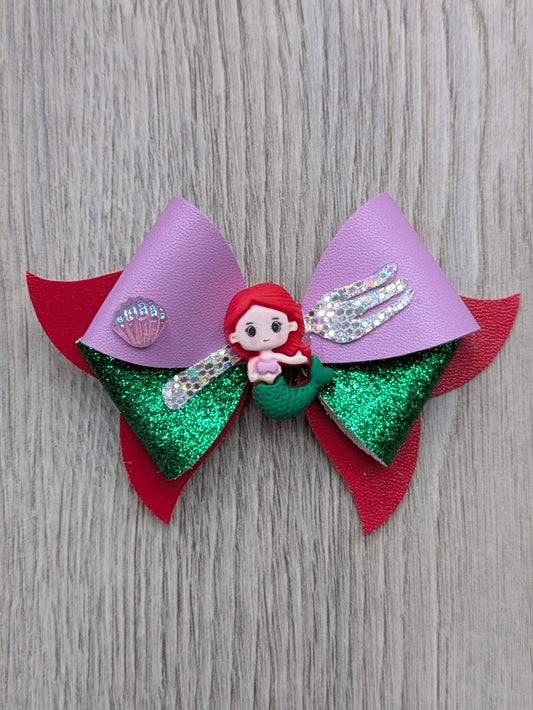 Ariel Mermaid Hair Bow