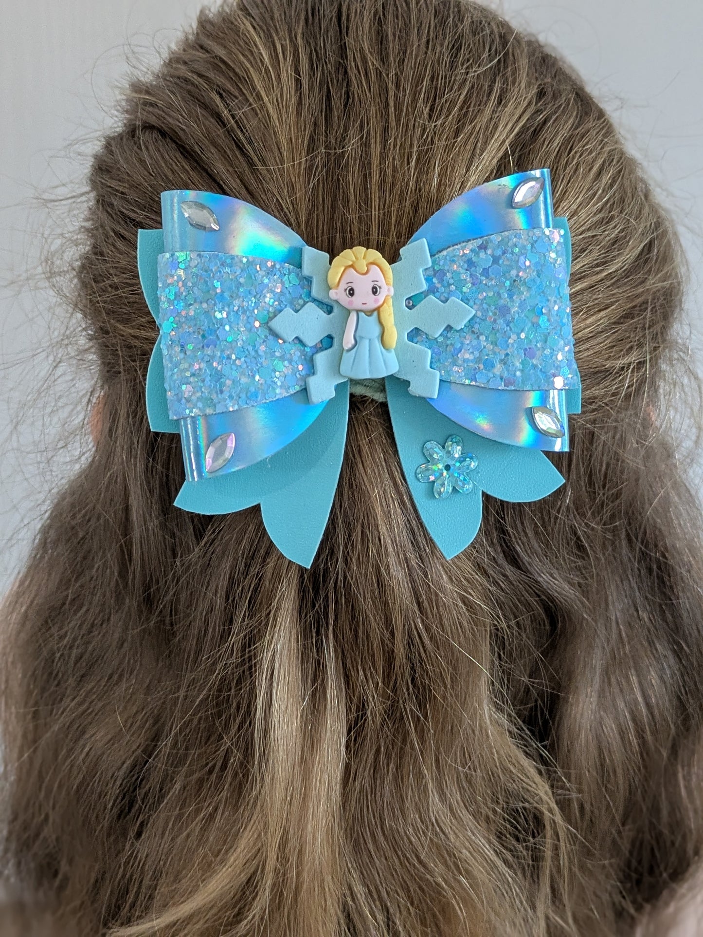 Large Frozen Hair Bow