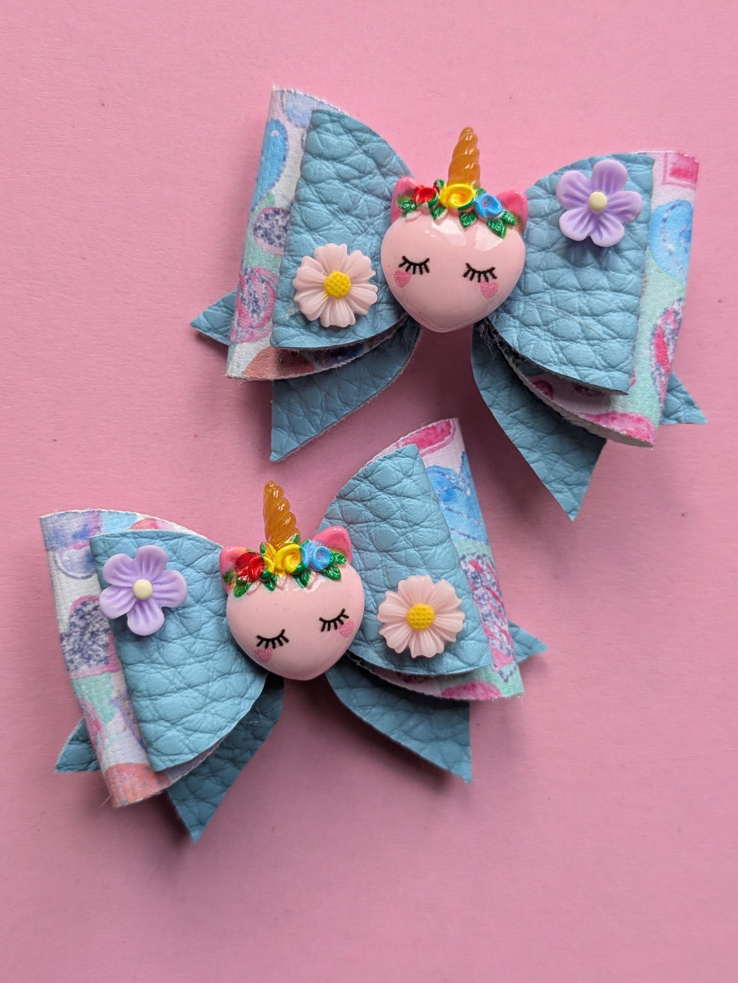 'Unicorn' Hair Bow Gift Set