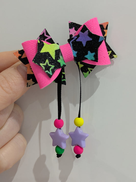 NEONLICIOUS STAR BOW PAIR