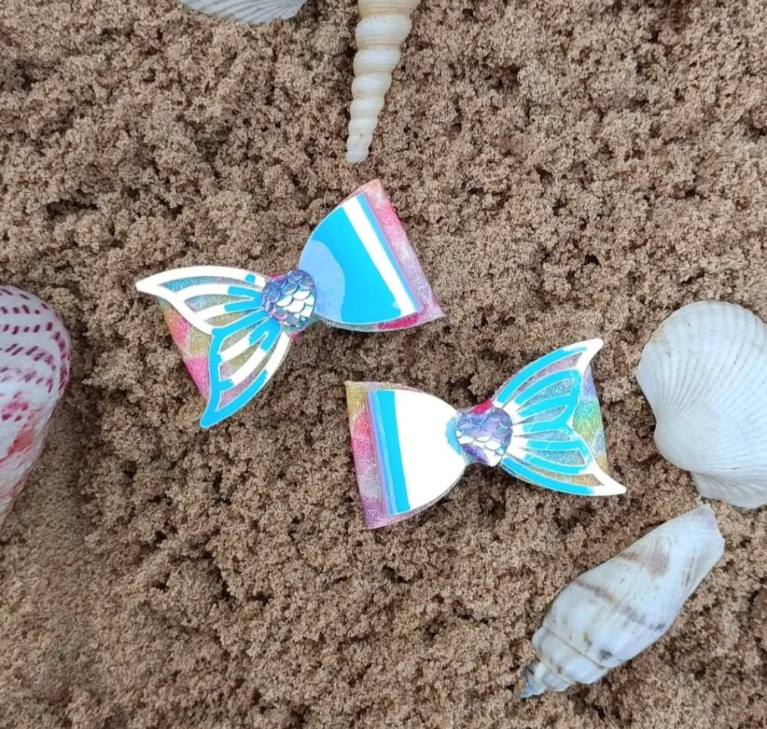 'Mermaid' Hair Bow Gift Set