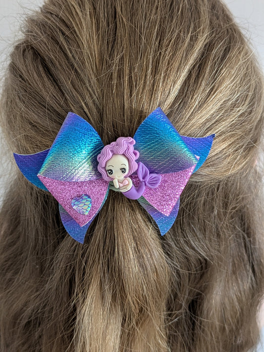 Mermaid Princess Hair Bow