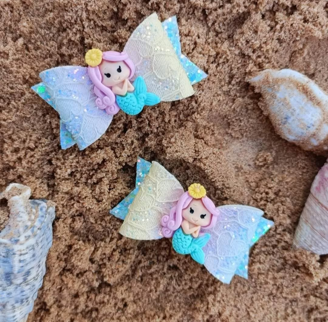'Mermaid' Hair Bow Gift Set
