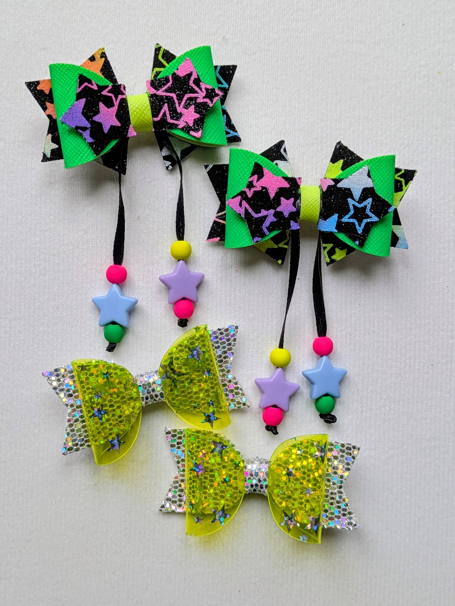 NEONLICIOUS STAR BOW PAIR