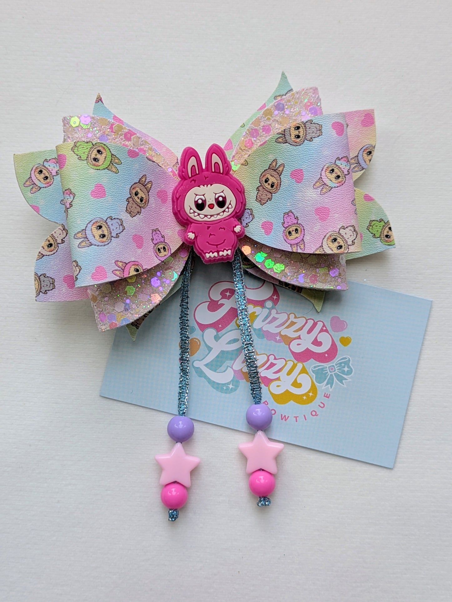 Large Little Monster/Lafufu Hair Bow