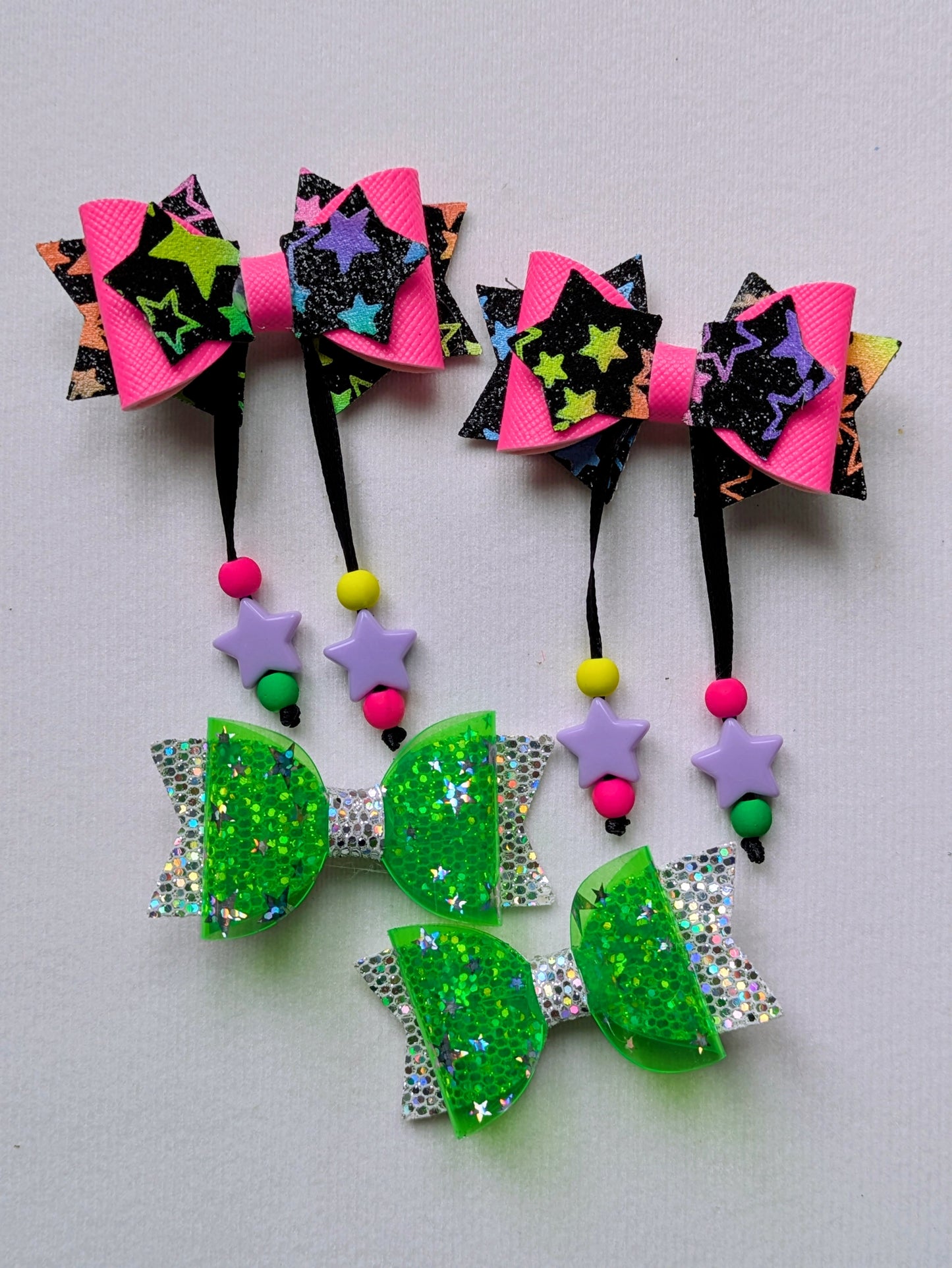 NEONLICIOUS STAR BOW PAIR