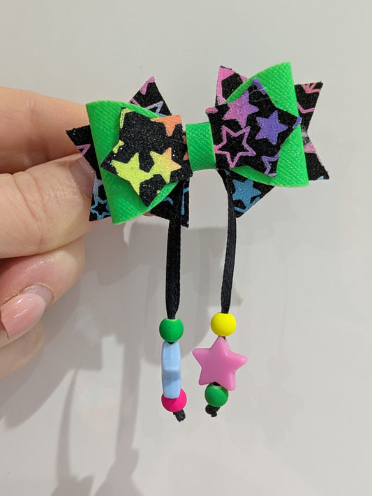 NEONLICIOUS STAR BOW PAIR