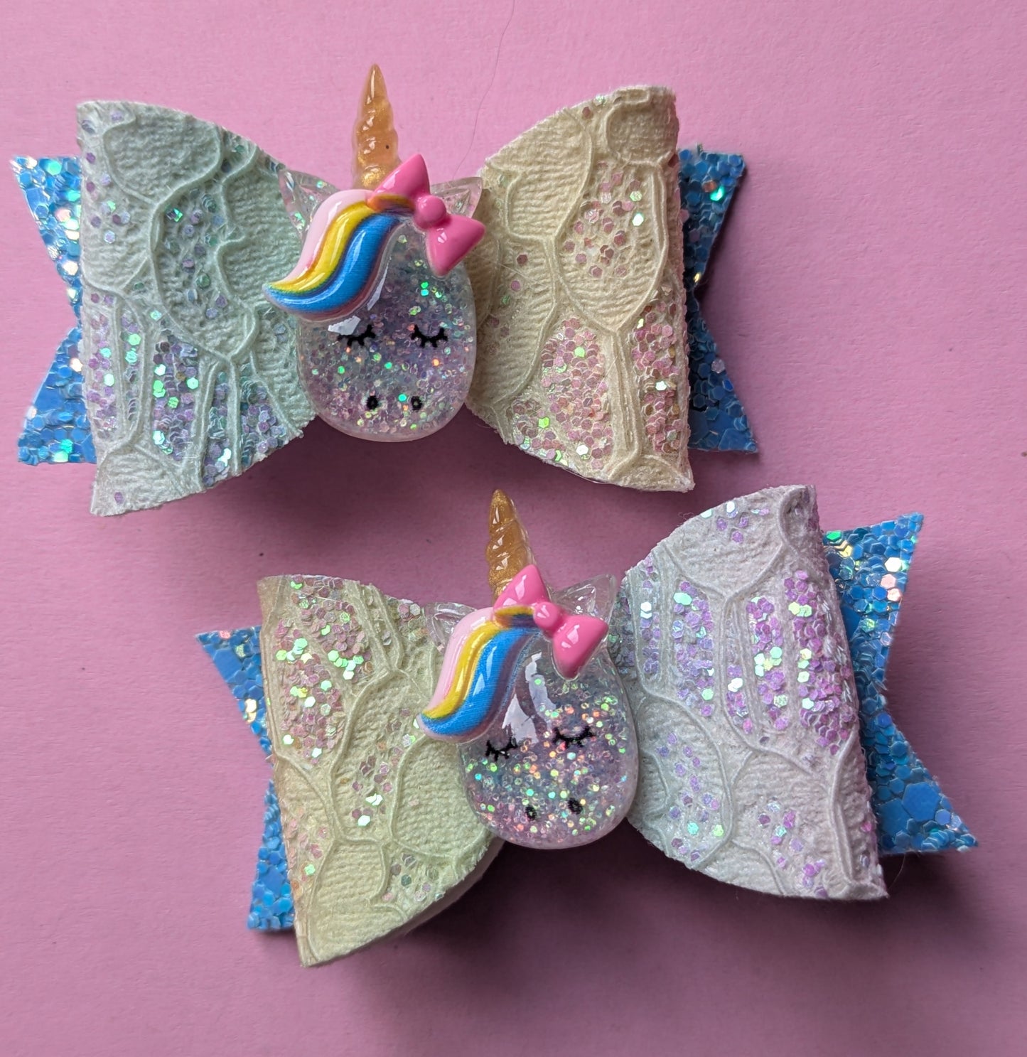 'Unicorn' Hair Bow Gift Set